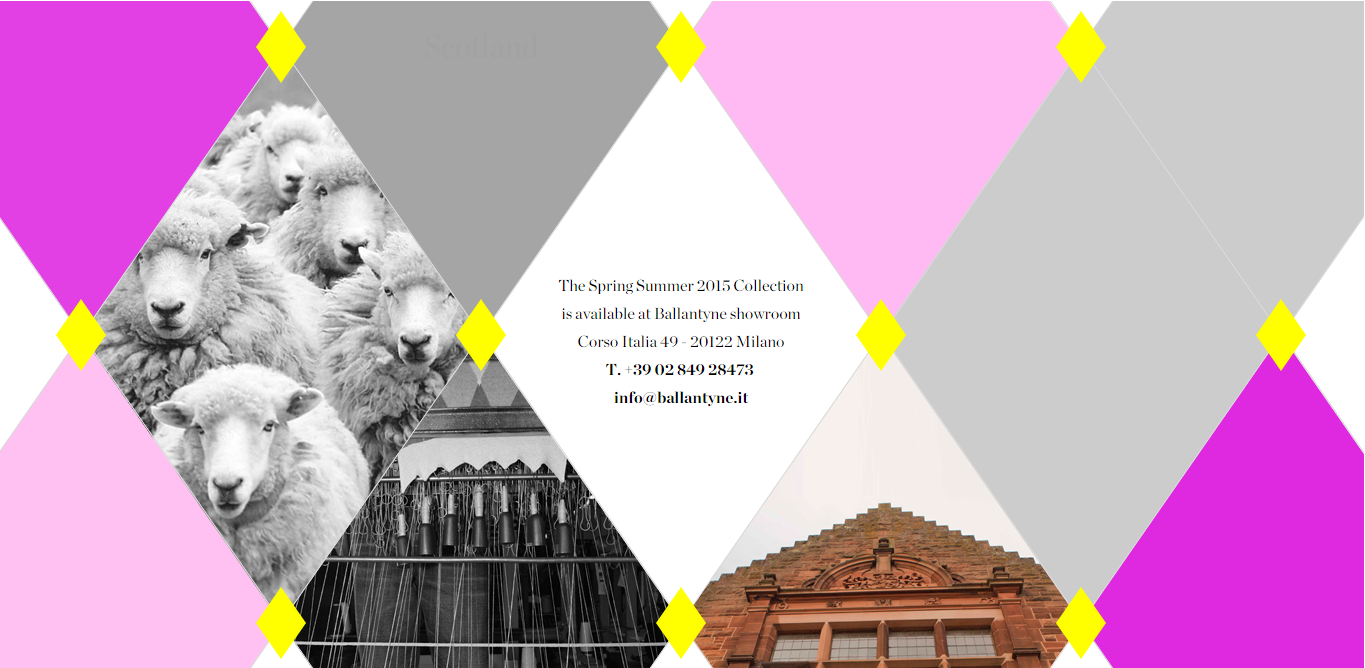 The Ballantyne website example of Ecommerce Sites design